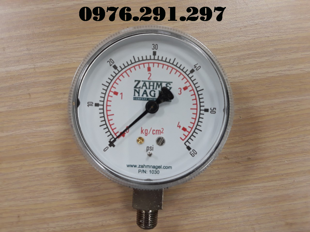 Đồng hồ áp suất 1030 Zahm Nagel