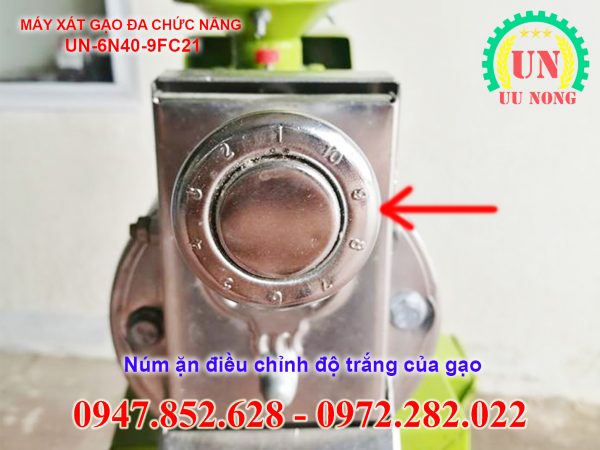 Máy xát gạo đa năng siêu sạch cho gia đình và đại lý kinh doanh lúa gạo vừa và nhỏ - Ưu Nông