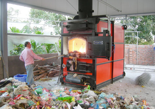 xử lý chất thải rắn bằng phương pháp đốt (nhiệt)
